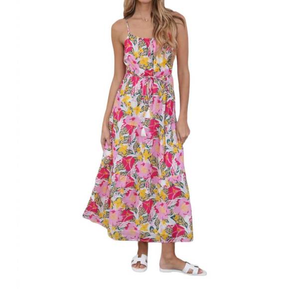 NEW MELISSA NEPTON tina dress in pink multi - Picture 1 of 3